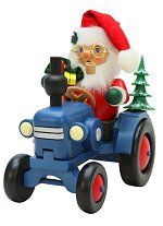 Santa riding Tractor<br>2017 Ulbricht Smoker